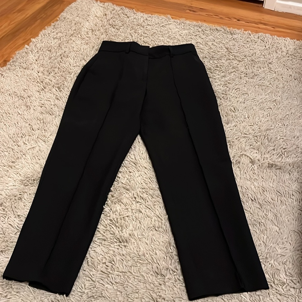 ASOS high waisted cropped trouser